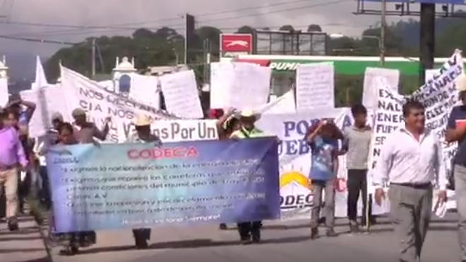 codeca manifestación