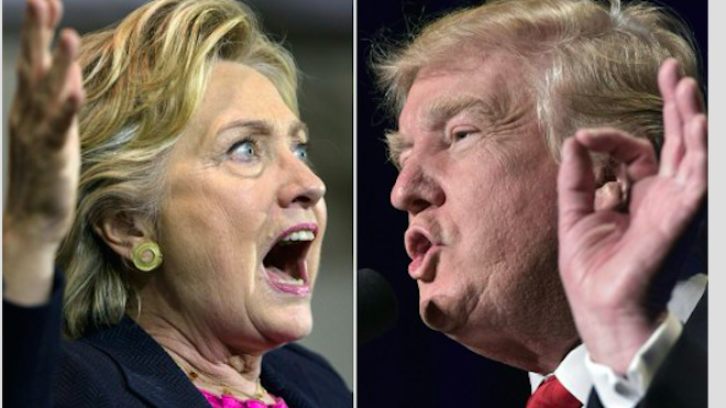 Hillary Clinton y Trump