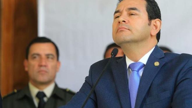 Jimmy Morales, exonera millones en impuestos a empresas cuyos nombres no reveló