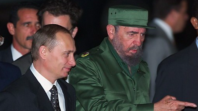 Fidel Castro y Putin