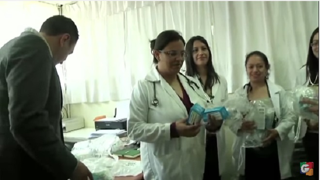 Trabajadores del Hospital de Totonicapán