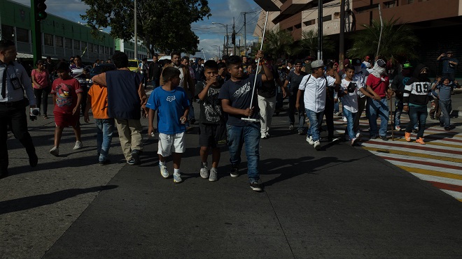 Sexta; Arzú Manifestación destrucción vendedores