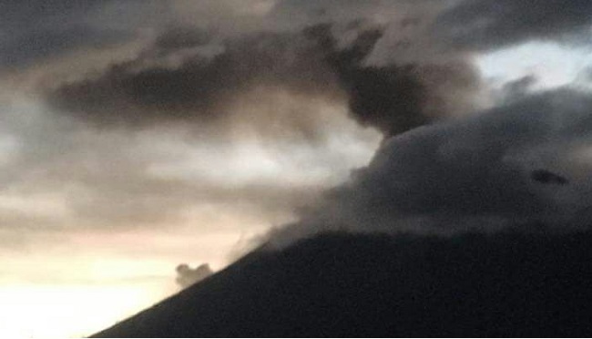 Volcán de Fuego advertencia por erupción Volcán de Fuego,