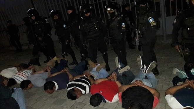 Capturan a 14 secuestradores 5 son de la PNC