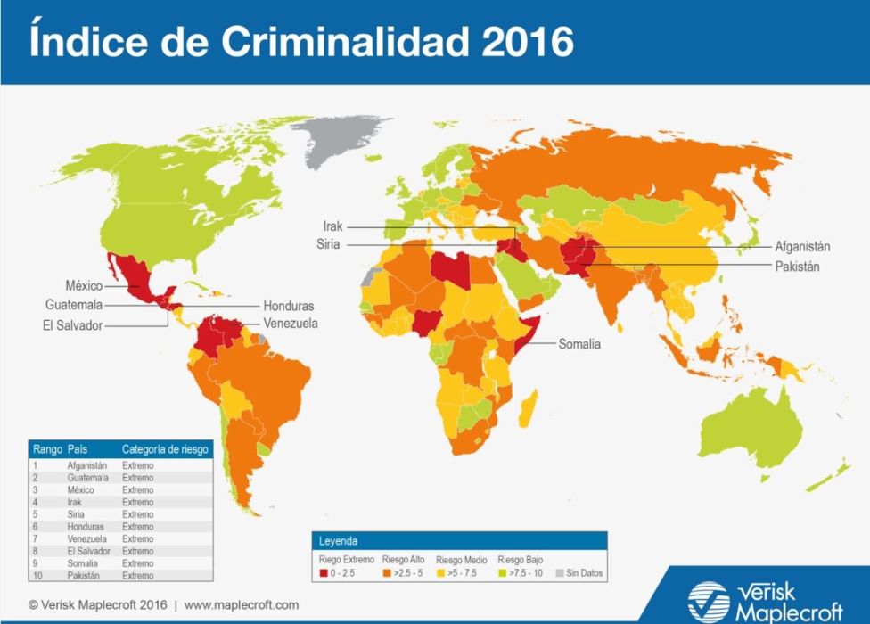 Cuáles son los 6 países de América Latina que están entre los 13 con