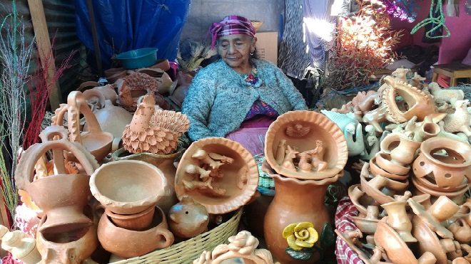 comerciantes de bazares navideños