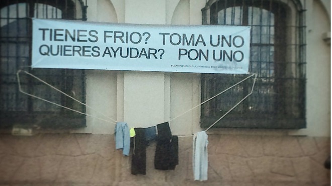 ¿Tienes frío? Los que no tienen igual ¡Dona un suéter!