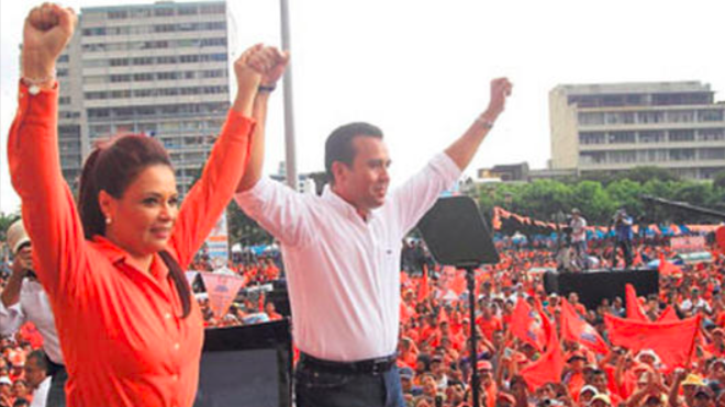 Alejandro Sinibaldi y Roxana