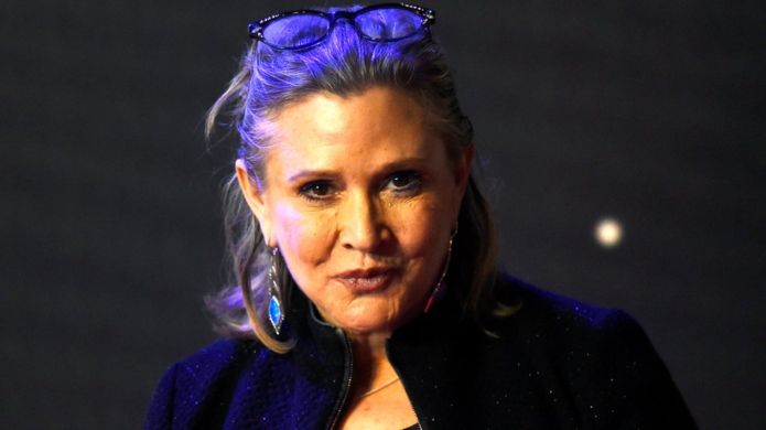 REUTERS Fisher, de 60 años, es famosa por interpretar a la Princesa Leia en la saga de "La guerra de las galaxias".