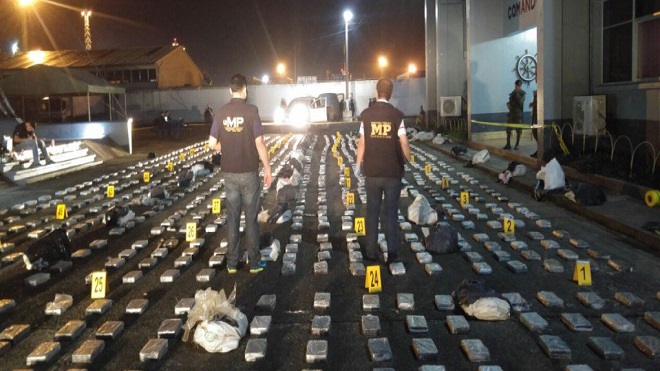cocacaína droga, atlántico, carretera a EL Salvador