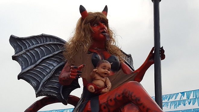 brasier Diabla e hijo