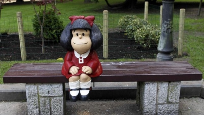 La estatua de Mafalda