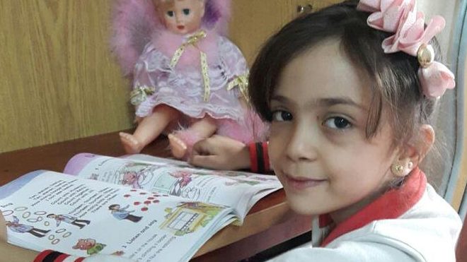 Bana Aleb niña siria en Alepo