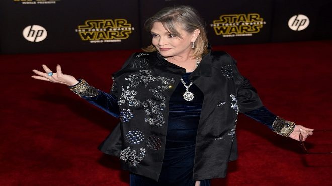 Muere Carrie Fisher, la princesa Leia