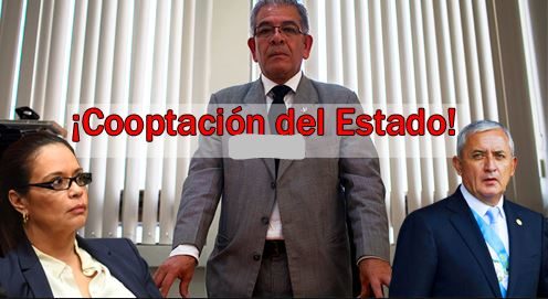 Roxana Baldetti, Otto Pérez y el juez Gálvez en la audiencia