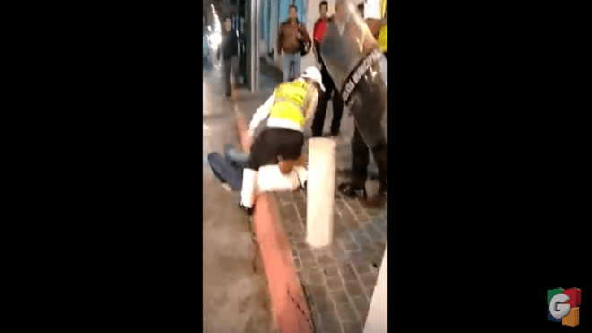Agente PMT protagoniza pelea en zona 1