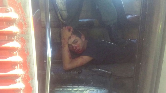 Pasajeros de un bus le dan "paliza" a un asaltante en La Florida