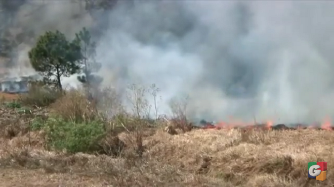 Totonicapán amenazado por incendios forestales de la región