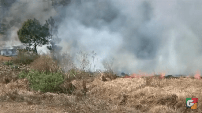 Totonicapán amenazado por incendios forestales de la región