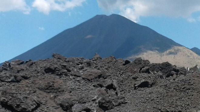 Aumentan las erupciones de volcán Pacaya