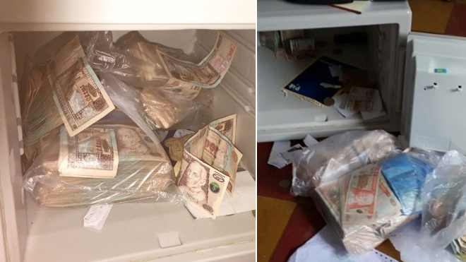 En una caja fuerte extorsionistas tenían más de Q160 mil