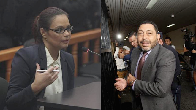 Roxana Baldetti y Mauricio López Bonilla acusados de tráfico de drogas