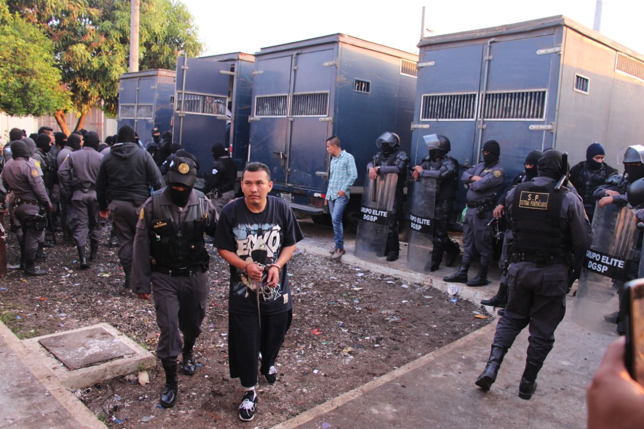 Traslado de pandilleros del Barrio 18