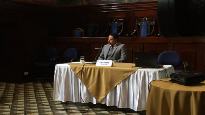 Secretario de la CSJ confirma que magistrada Stalling citó al juez Ruano