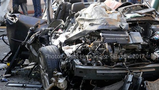 aparatoso accidente