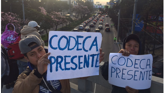 protestas CODECA CNOC