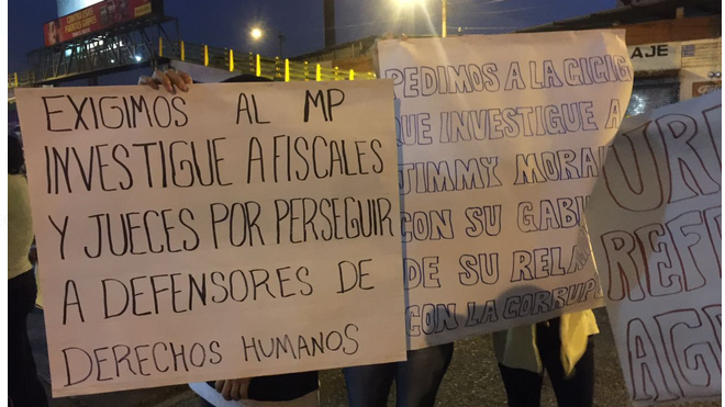 protestas CODECA CNOC