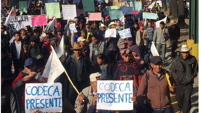 protestas CODECA CNOC