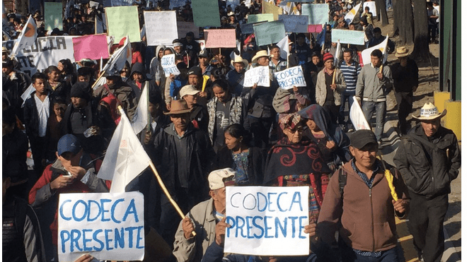 protestas CODECA CNOC