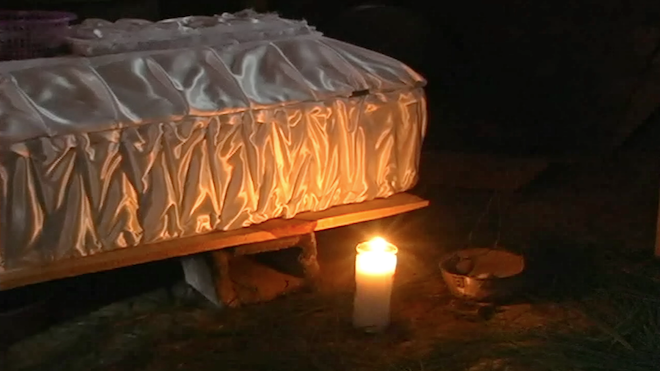Velan a niña muerta tras tragedia en el Hogar Seguro