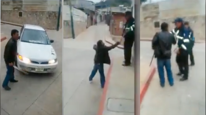 Ebrio ataca a machetazos a Policía Municipal en San Lucas