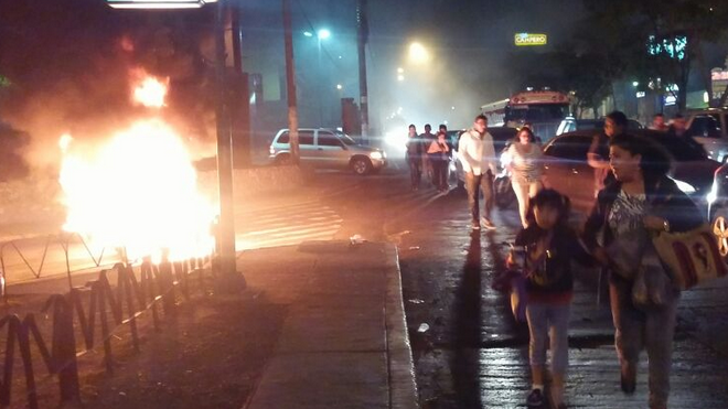 disturbios en la Usac