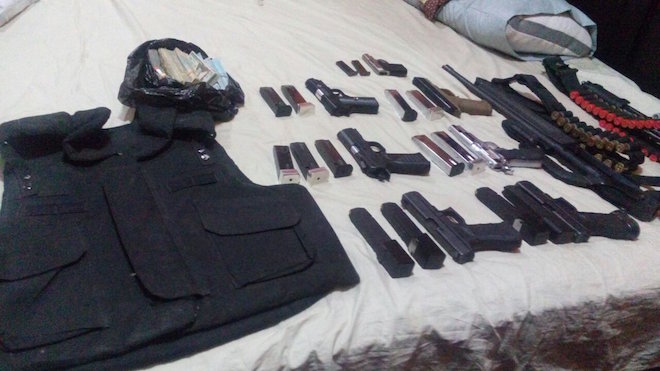 Localizan botín de El Fantasma: armas, dinero y granadas en Zacapa