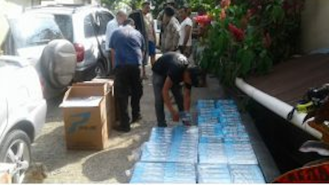 Detenido por contrabandear 280 mil 400 cigarros
