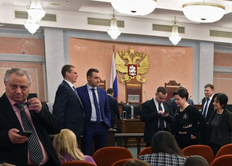 GETTY IMAGES Fue el Ministerio de Justicia ruso el que presentó la demanda contra los Testigos de Jehová ante la Corte Suprema.
