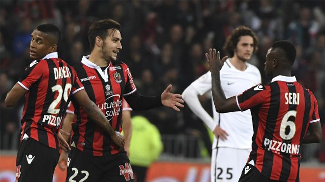 PSG perdió casi todas las opciones de poder revalidar el título de la Ligue 1 al caer este domingo en su desplazamiento a Niza (3-1)