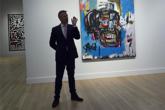 Subasta de cuadro de Basquiat.