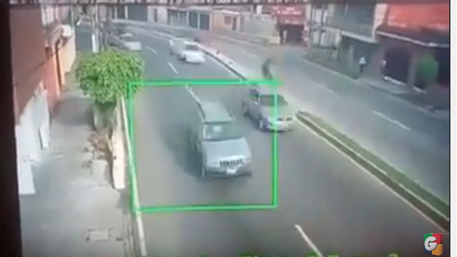 Ruta mortal del conductor suicida queda grabada en este vídeo