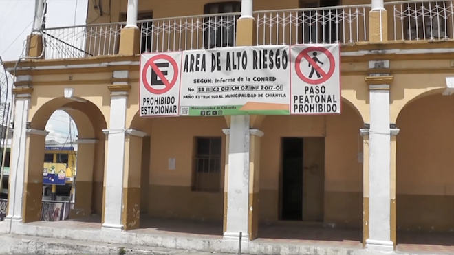 Discrepancia entre Conred e IDAEH impide restauración de palacio municipal de Chiantla