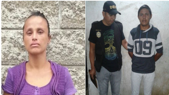 Esposos capturados por golpear a su hija de tres años