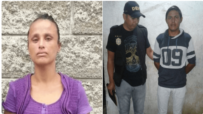 Esposos capturados por golpear a su hija de tres años