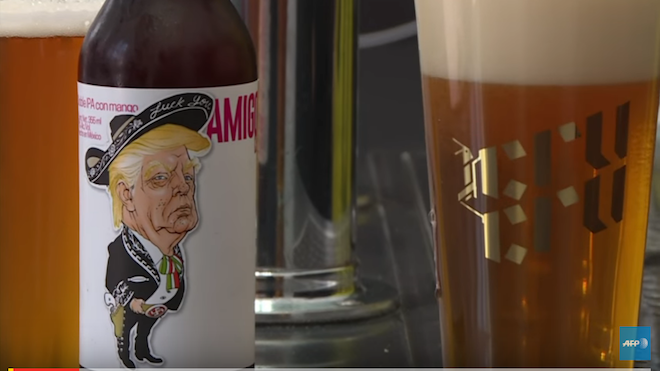 “Amigous”, cerveza mexicano-estadounidense con imagen de Trump
