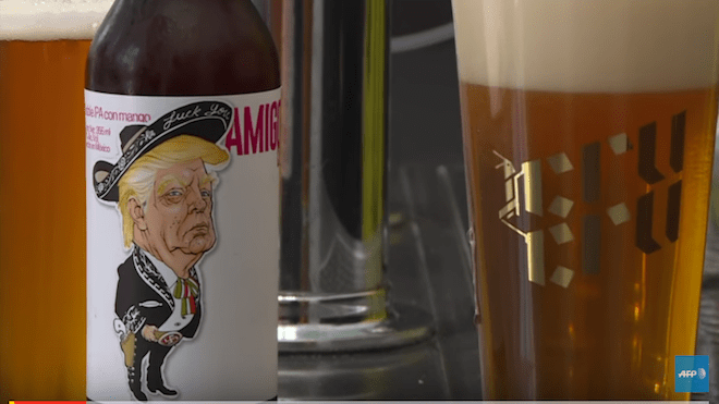 “Amigous”, cerveza mexicano-estadounidense con imagen de Trump