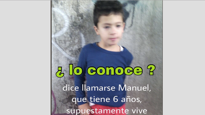 niño perdido en zona 18 es rescatado por PMT