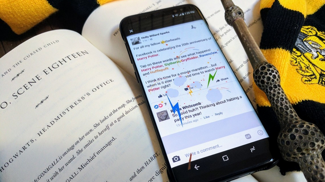 Harry Potter hace magia en Facebook