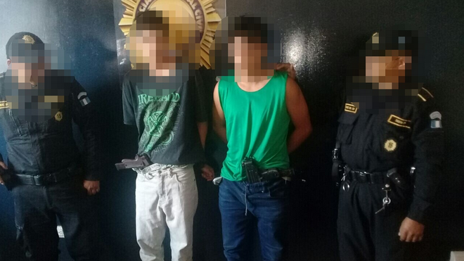 Capturados en Villa Nueva